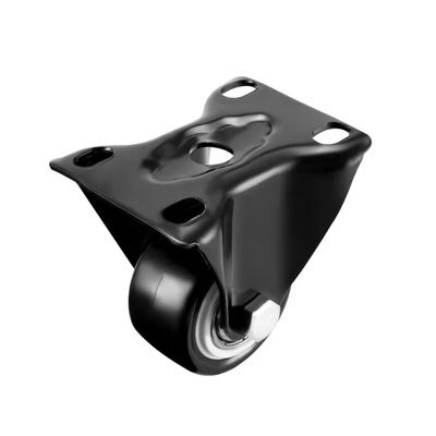 CASTER WHEEL BLACK 4'' NONSWIVEL